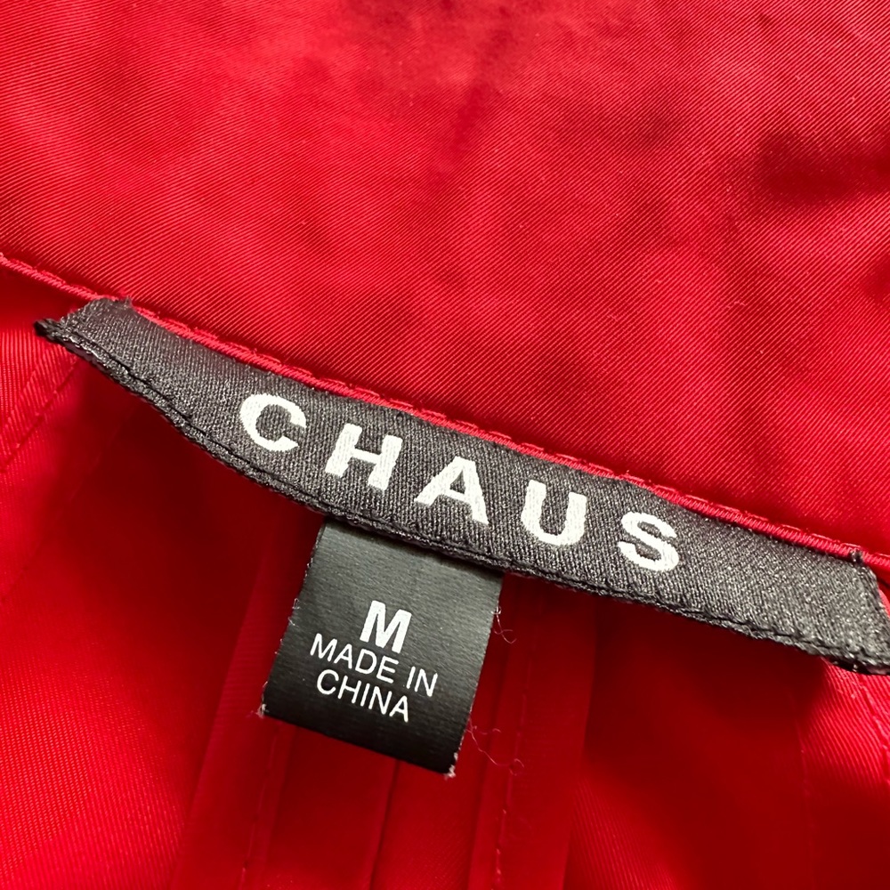 Red Button Jacket - Picture 4 of 4